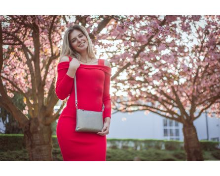 Dámská kabelka kožená SEGALI A6C plata vieja