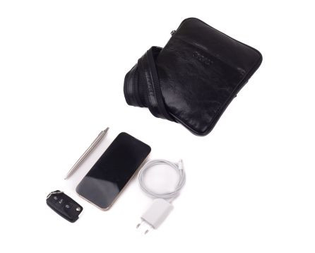 Pánská taška přes rameno kožená SEGALI 9091 černá