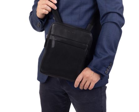 Pánská taška přes rameno kožená SEGALI 1852 černá
