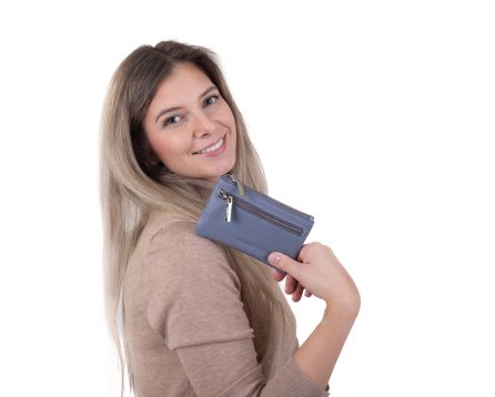 Klíčenka kožená SEGALI 7291 A lavender