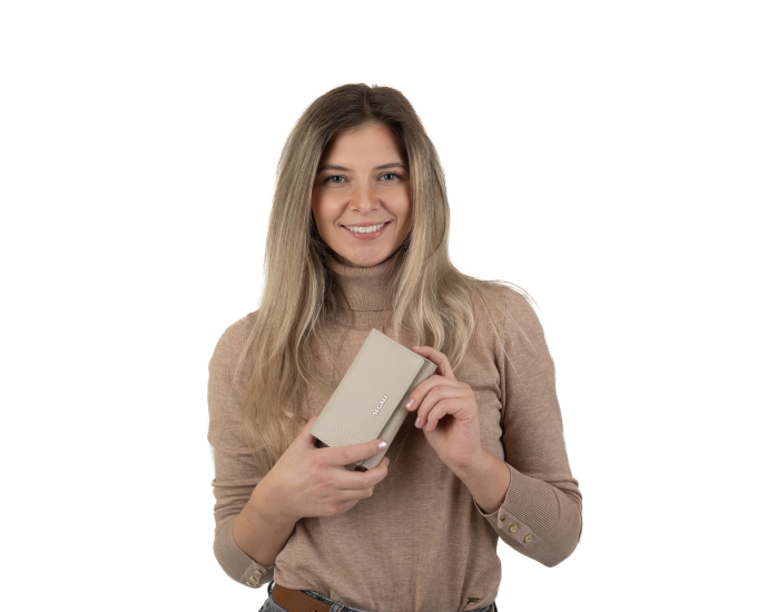 Dámská peněženka kožená SEGALI 7074 B blanco roto