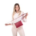 Dámská kabelka kožená SEGALI A6C viva magenta