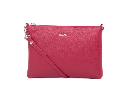 Dámská kabelka kožená SEGALI A6C viva magenta