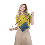 Dámská kabelka kožená SEGALI A6C navy blue