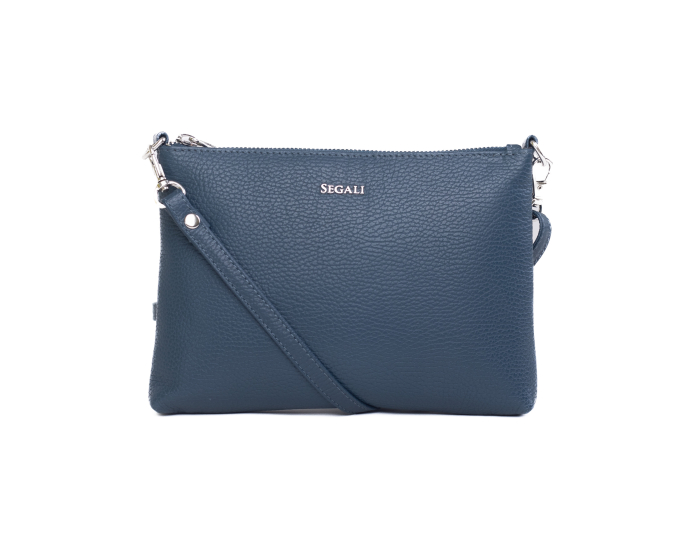 Dámská kabelka kožená SEGALI A6C navy blue