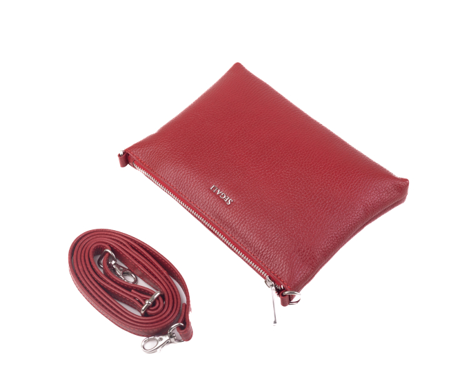 Dámská kabelka kožená SEGALI A6C červená