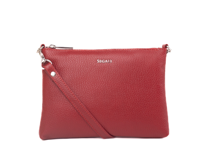 Dámská kabelka kožená SEGALI A6C červená