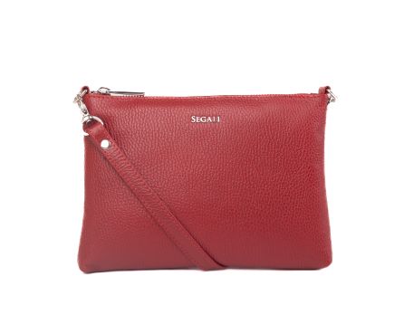 Dámská kabelka kožená SEGALI A6C červená