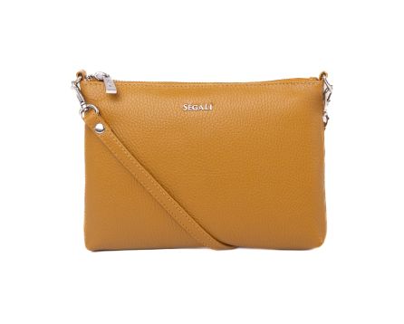 Dámská kabelka kožená SEGALI A6C mostaza