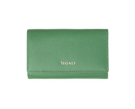 Dámská peněženka kožená SEGALI 7074 B zelená