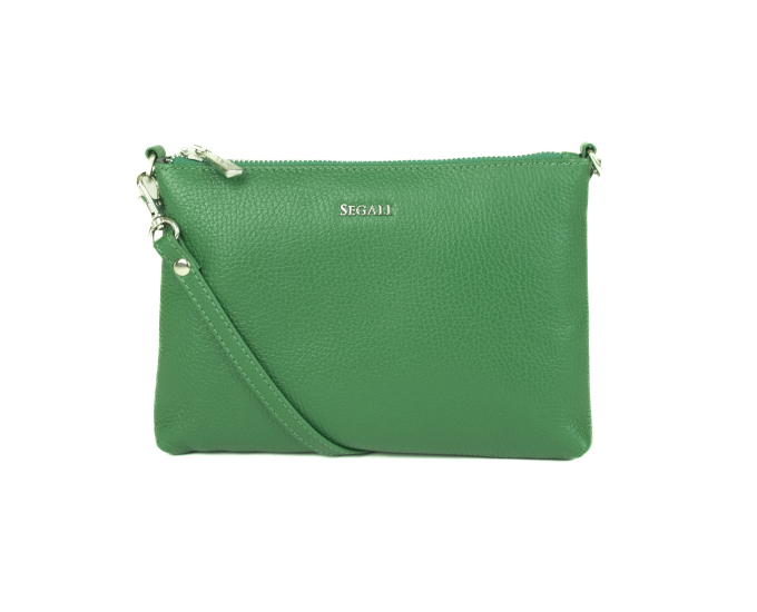 Dámská kabelka kožená SEGALI A6C zelená