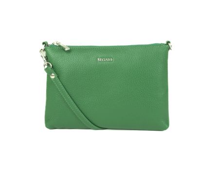 Dámská kabelka kožená SEGALI A6C zelená