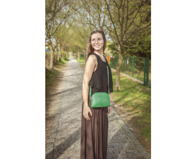 Dámská kabelka kožená SEGALI 12 zelená