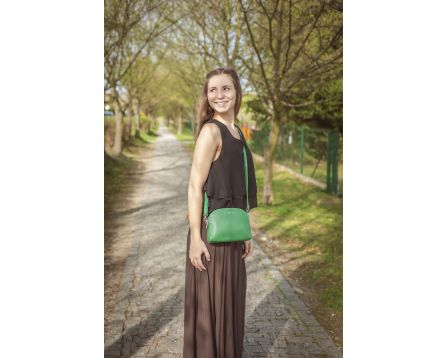 Dámská kabelka kožená SEGALI 12 zelená