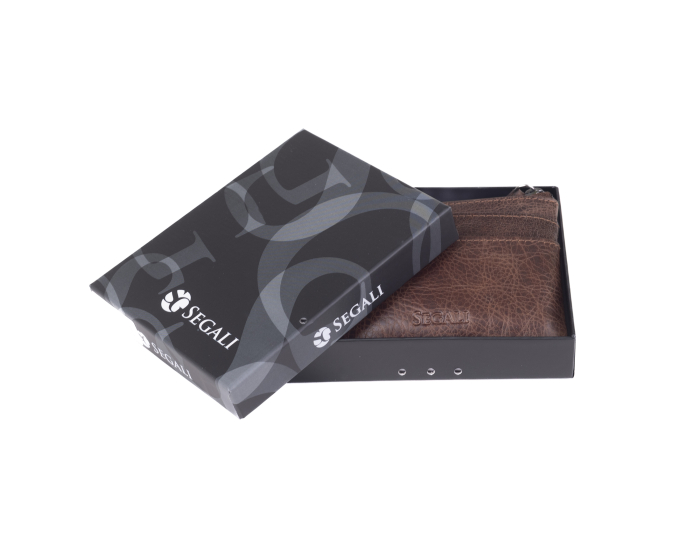 Pánská peněženka kožená SEGALI 7820 chestnut