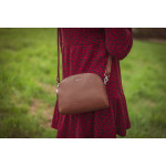 Dámská kabelka kožená SEGALI 12 koňak D17