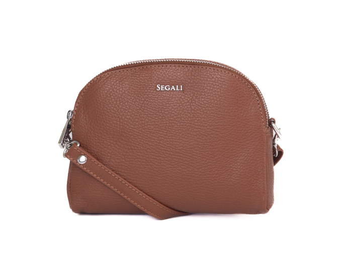 Dámská kabelka kožená SEGALI 12 koňak D17