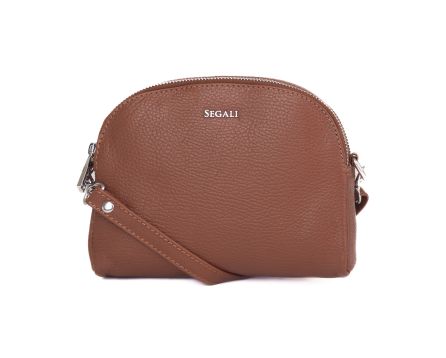 Dámská kabelka kožená SEGALI 12 koňak D17