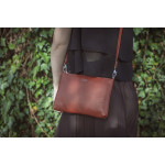 Dámská kabelka kožená SEGALI A6C koňak D17