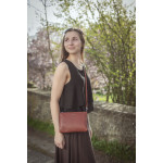 Dámská kabelka kožená SEGALI A6C koňak D17