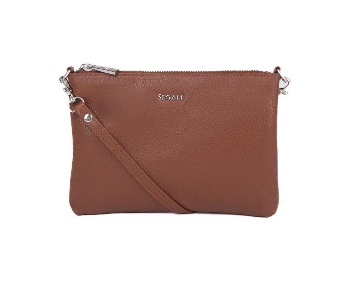 Dámská kabelka kožená SEGALI A6C koňak D17