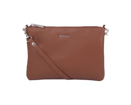 Dámská kabelka kožená SEGALI A6C koňak D17