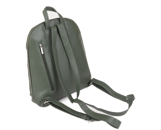 Dámský batoh kožený SEGALI 9093 zelený