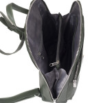 Dámský batoh kožený SEGALI 9093 zelený