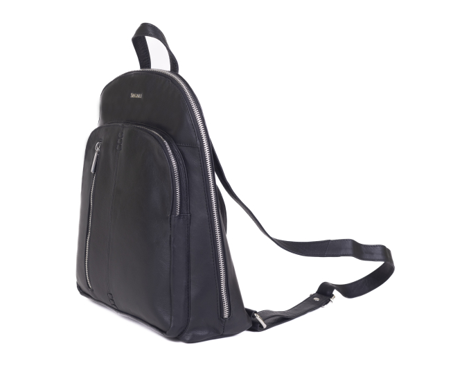 Dámský batoh kožený SEGALI 9093 černý