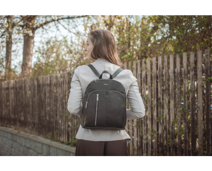 Dámský batoh kožený SEGALI 9093 černý