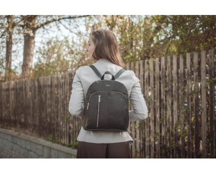 Dámský batoh kožený SEGALI 9093 černý