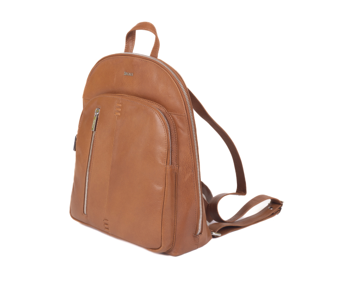 Dámský batoh kožený SEGALI 9093 koňak