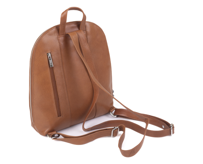 Dámský batoh kožený SEGALI 9093 koňak
