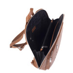 Dámský batoh kožený SEGALI 9093 koňak