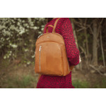 Dámský batoh kožený SEGALI 9093 koňak