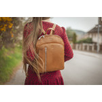 Dámský batoh kožený SEGALI 9093 koňak