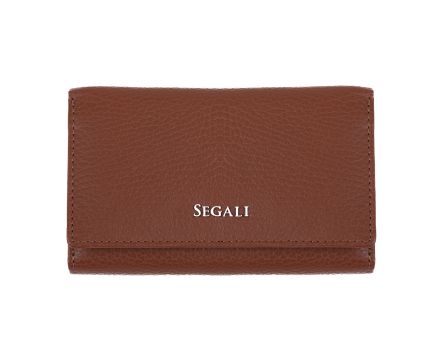 Dámská peněženka kožená SEGALI 7074 B koňak D17