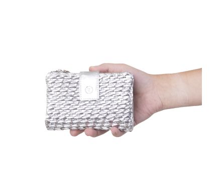 Dámská peněženka kožená SEGALI 7473 stříbrná