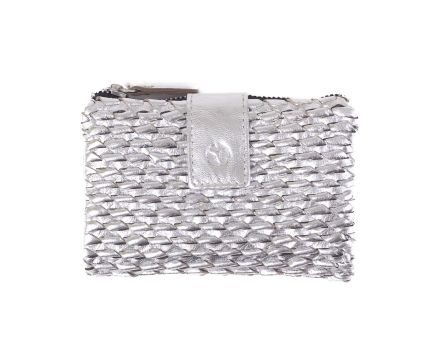 Dámská peněženka kožená SEGALI 7473 stříbrná