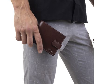 Pánská peněženka kožená SEGALI 7665 hnědá