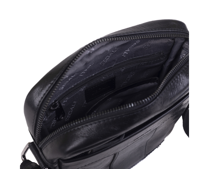 Pánská taška kožená SEGALI 9092 černá