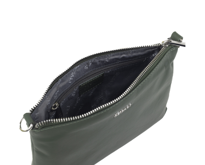 Dámská kabelka kožená SEGALI A6C N zelená