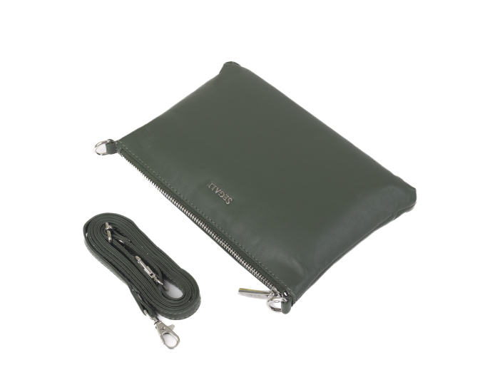 Dámská kabelka kožená SEGALI A6C N zelená