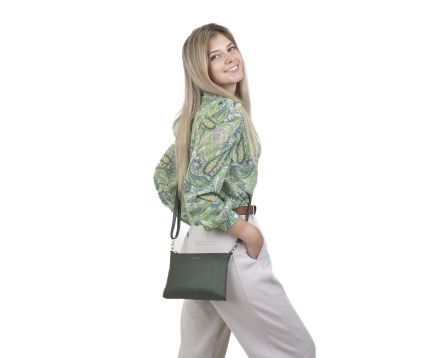 Dámská kabelka kožená SEGALI A6C N zelená
