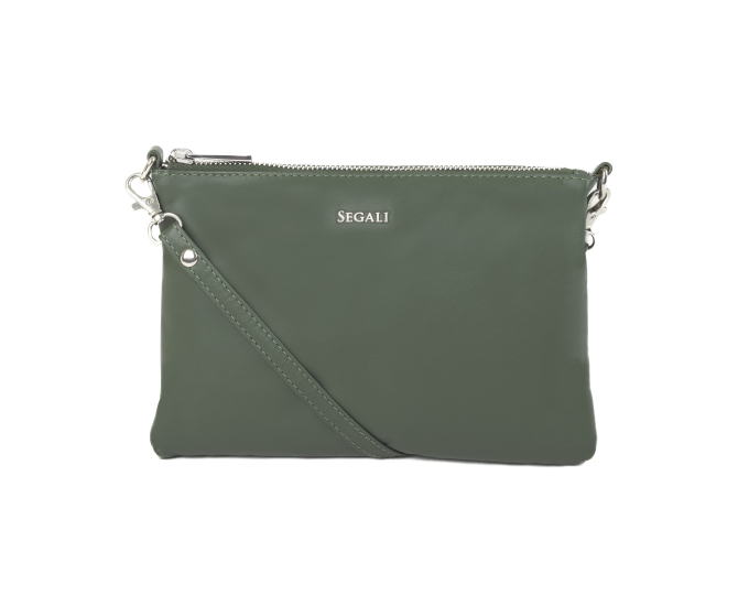 Dámská kabelka kožená SEGALI A6C N zelená