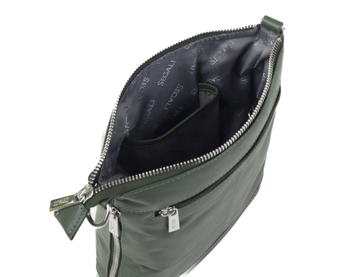 Dámská kabelka kožená SEGALI 9060 zelená