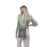 Dámská kabelka kožená SEGALI 9060 zelená