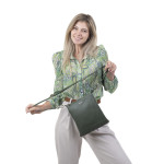 Dámská kabelka kožená SEGALI 9060 zelená
