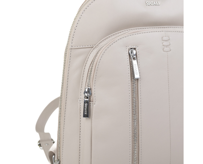 Dámský batoh kožený SEGALI 9093 bone