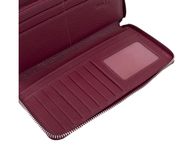 Dámská peněženka kožená SEGALI 7395 viva magenta